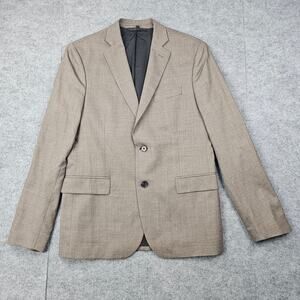 J Lindeberg Sport Coat Mens 46R Loro Piana Wool 2 Button Blazer Hopper Soft